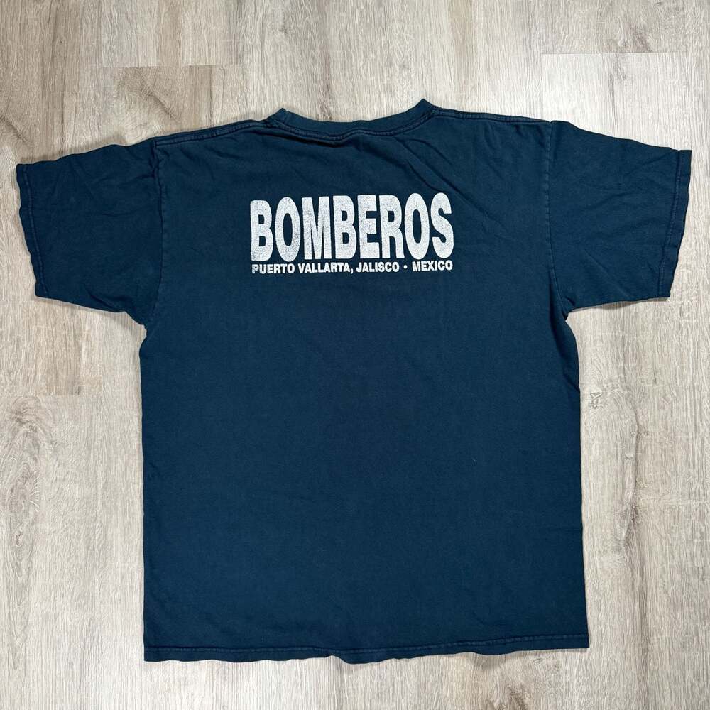 Bomberos Puerto Vallarta Mexico Fire Department Graphic T-Shirt Medium